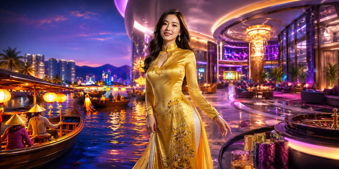 Người chơi tại Nha Trang trải nghiệm casino trực tuyến với trang phục áo dài truyền thống